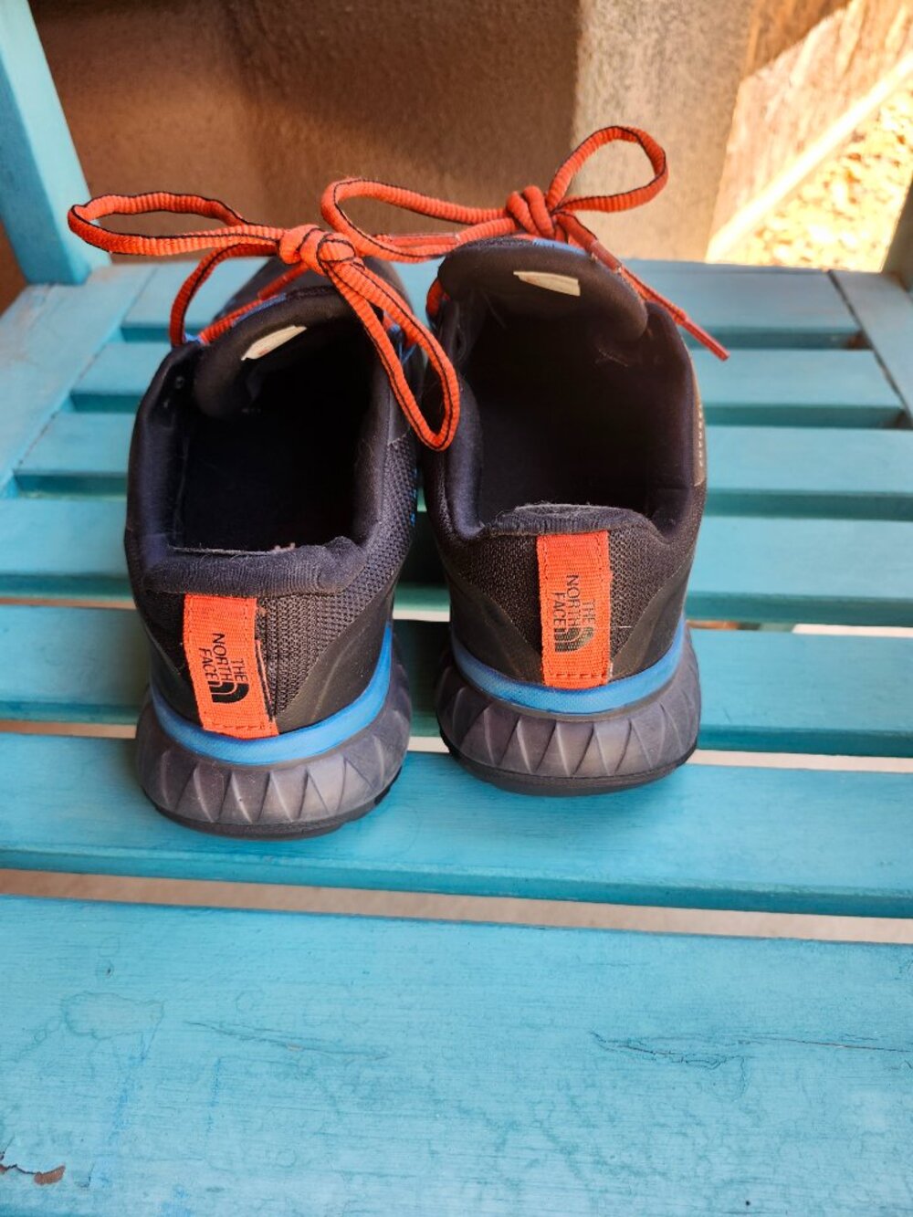 The North Face Men's FUTURELIGHT Hiking Trail Shoe Black/Blue/Orange/Gray 9.5 US - Picture 6 of 13